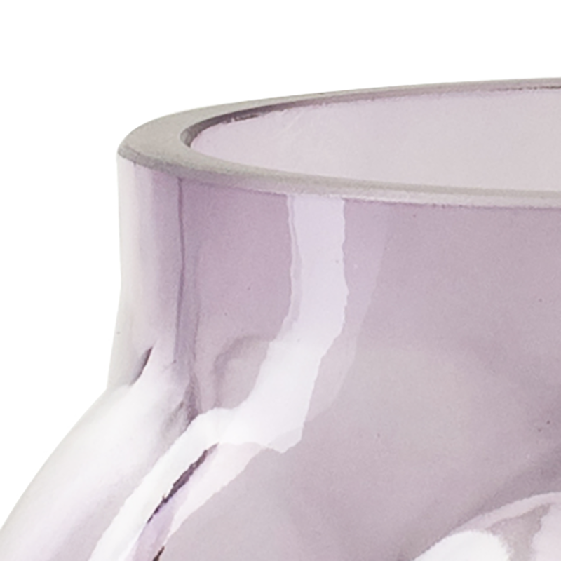 Vase 'vinny' lilac h18.5 d17 cm